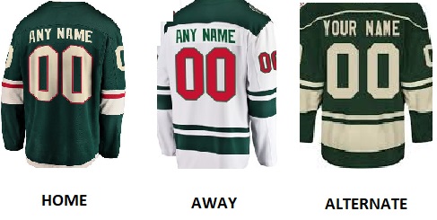 (image for) MINNESOTA Pro Hockey Number Kit - Click Image to Close